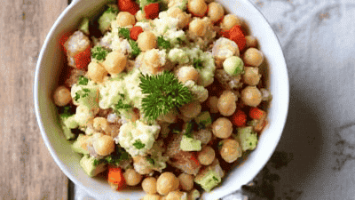 Mediterranean Vibes: Chickpea Salad Recipe